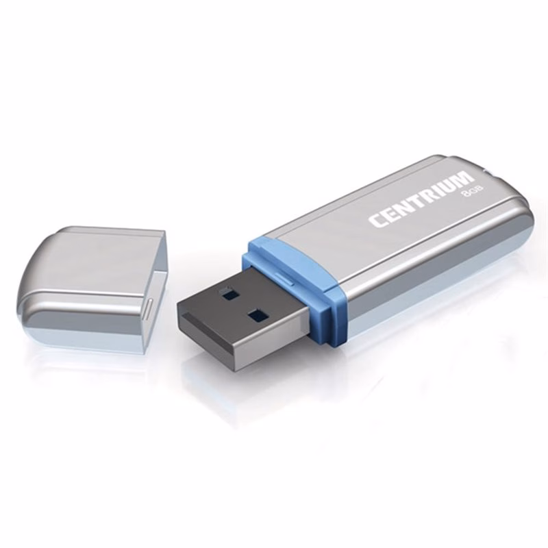PEN DRIVE CENTRIUM 8GB CPD8MP USB DRIVE 2.0 PRATA BLISTER