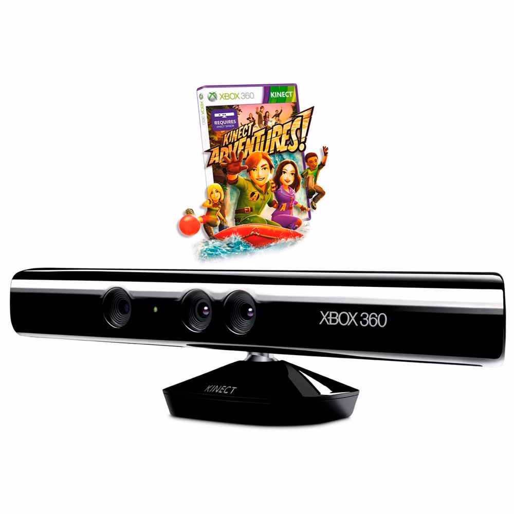 Sensor Kinect + KINECT Adventures PARA X-BOX 360 Microsoft