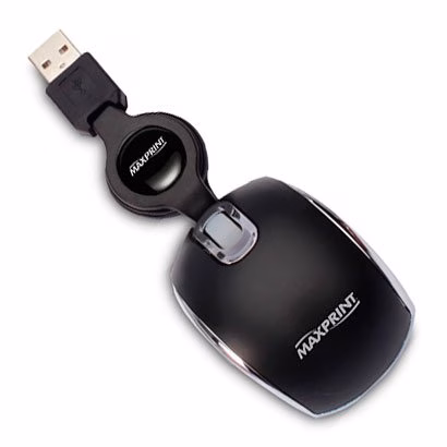 Mouse Optico Retratil USB Nano 60620-0 - Maxprint