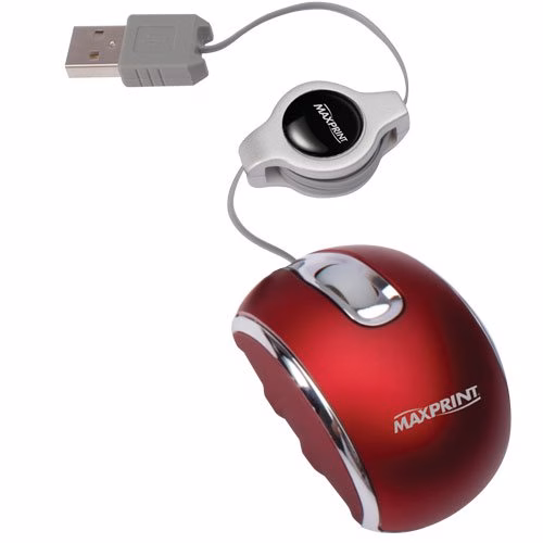 Mouse Óptico Retrátil USB Nano 60621-4 - Maxprint
