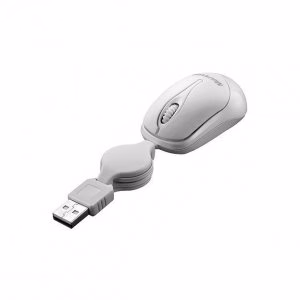 Mouse Multilaser MO029 Óptico USB Retrátil Super Mini