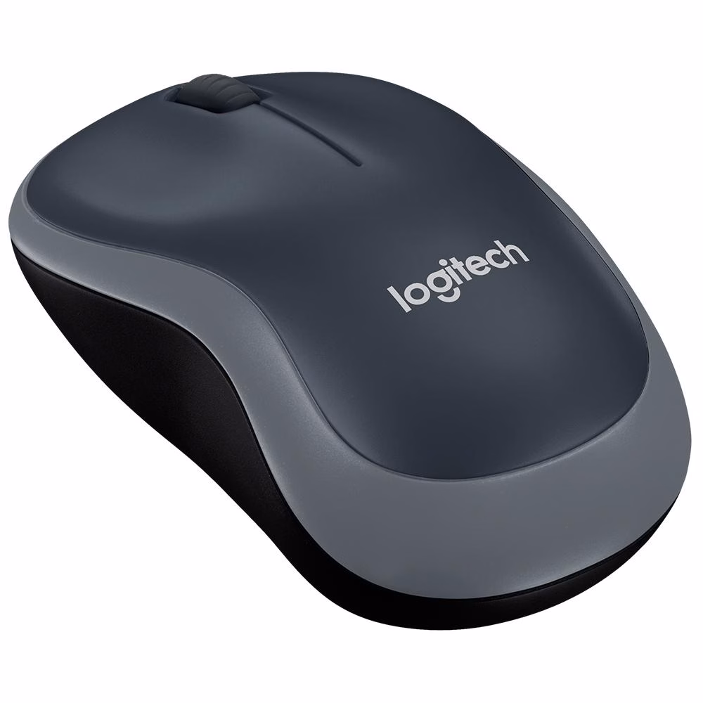 Mouse Logitech M185 Sem Fio Cinza e Preto - Imagem 2