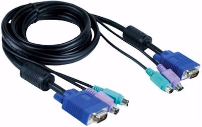 Cabo KVM para Teclado Mouse e Monitor DKVM-CB - D-Link