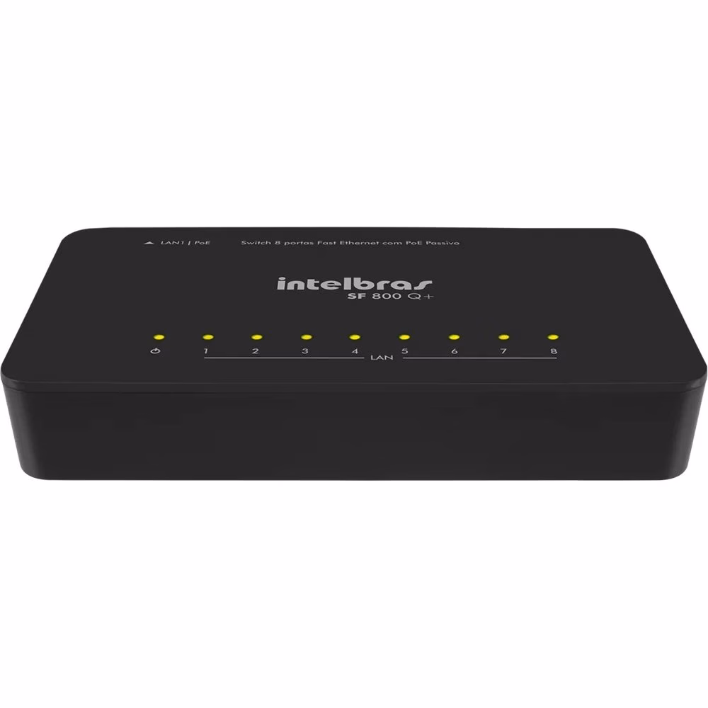 Switch Intelbras 8 Portas Fast Ethernet SF 800 Q+