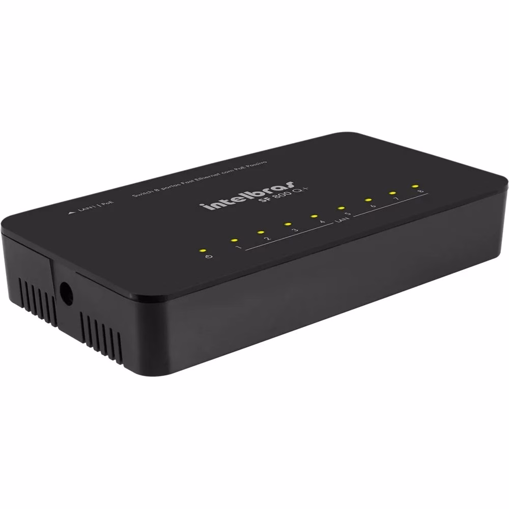 Switch Intelbras 8 Portas Fast Ethernet SF 800 Q+ - Imagem 2
