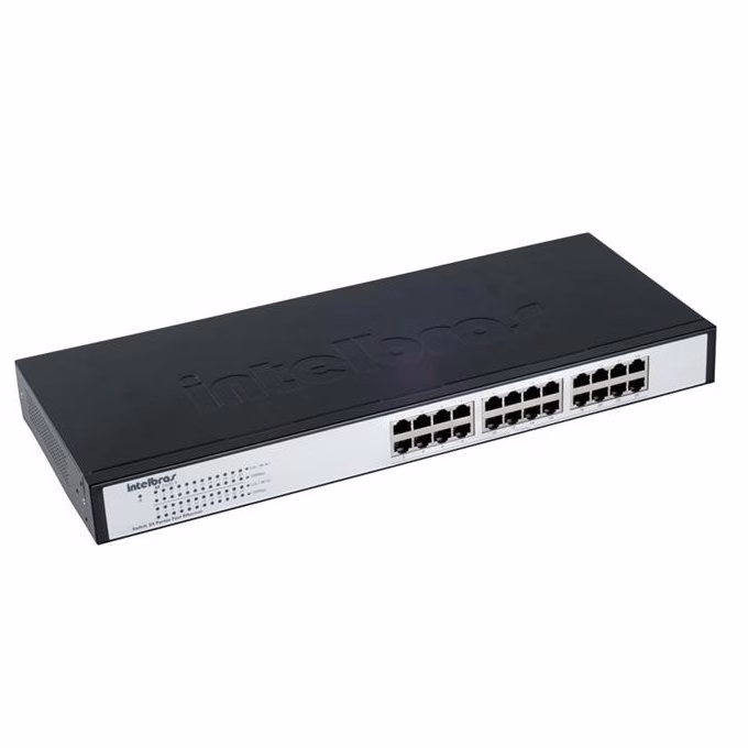 Switch 24 Portas 10/100Mbps Fast Ethernet Função QoS SF2400QR - Intelbras