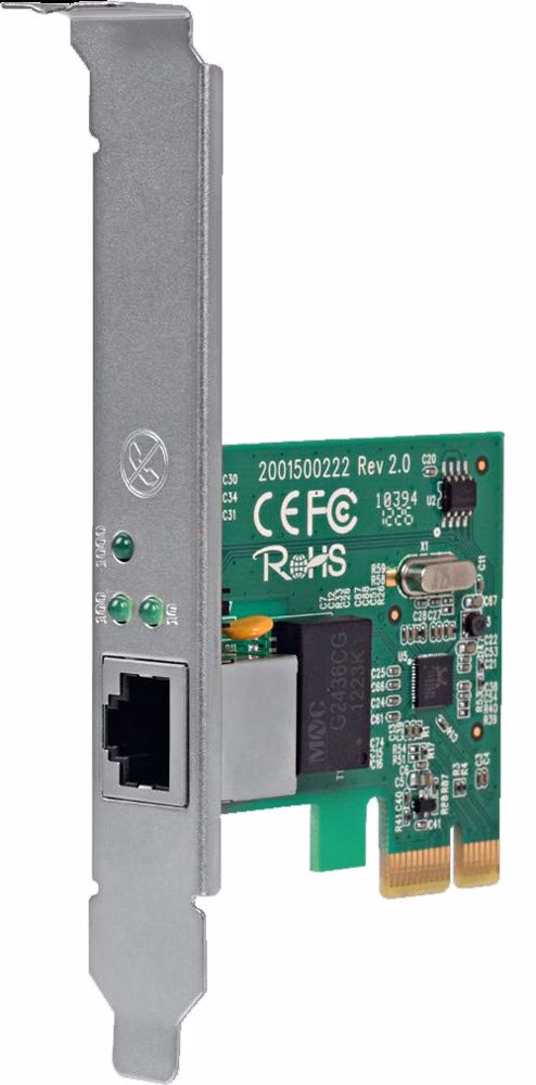 Placa de Rede PCI-E 10/100/1000Mbps Gigabit PEG 232 Express - Intelbras