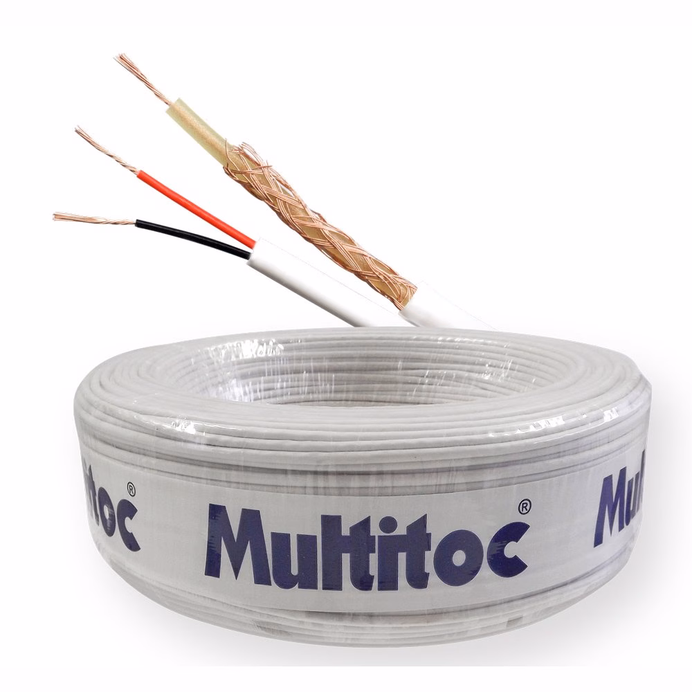 Cabo Trançado Multitoc Coaxial 100 Metros