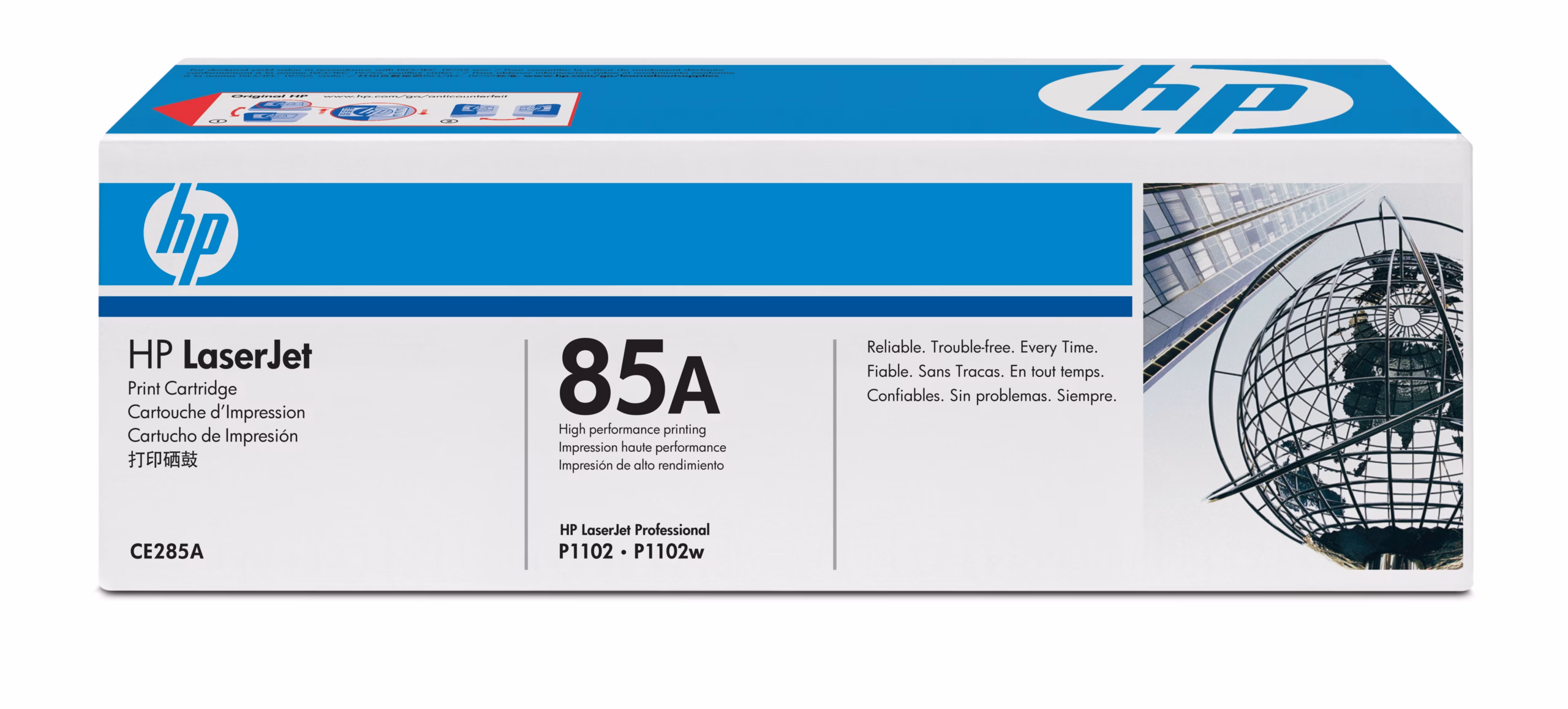 Cartucho de Toner Preto 85A (CE285A) - HP