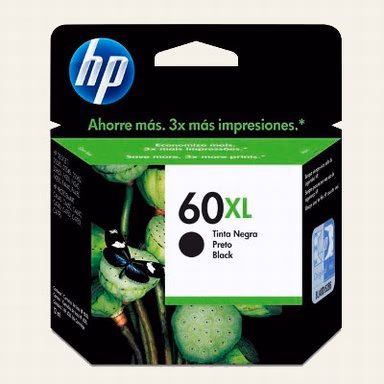 Cartucho de Tinta Preto 60XL (CC641WL) - HP