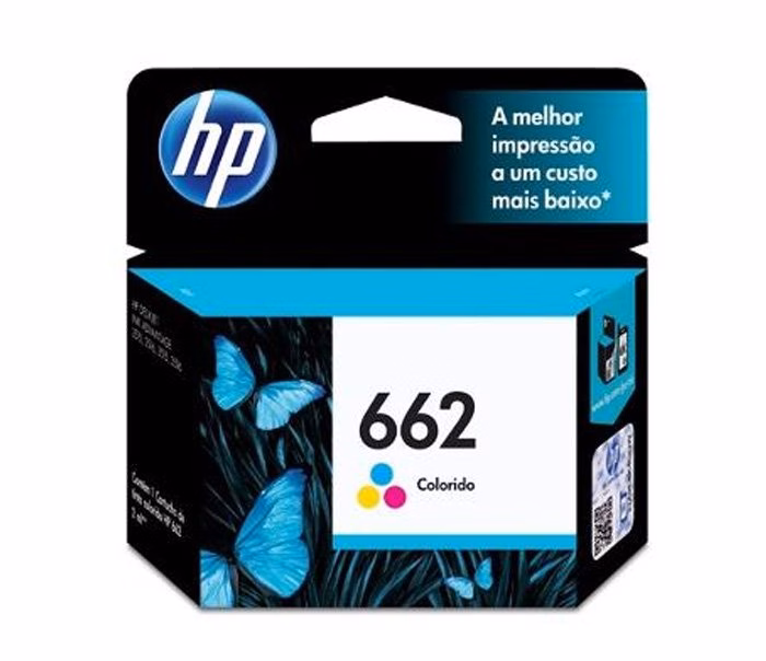 Cartucho de Tinta CZ104AB (662) Tricolor - HP