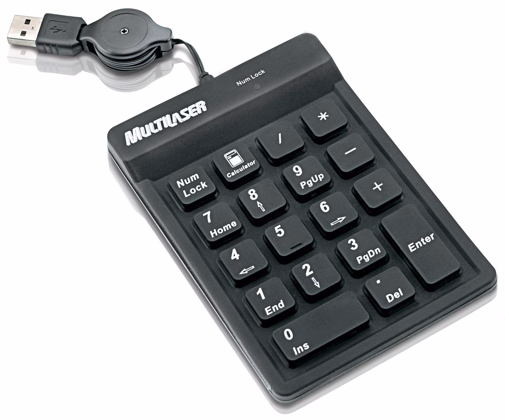Teclado Numérico USB TC096 - Multilaser