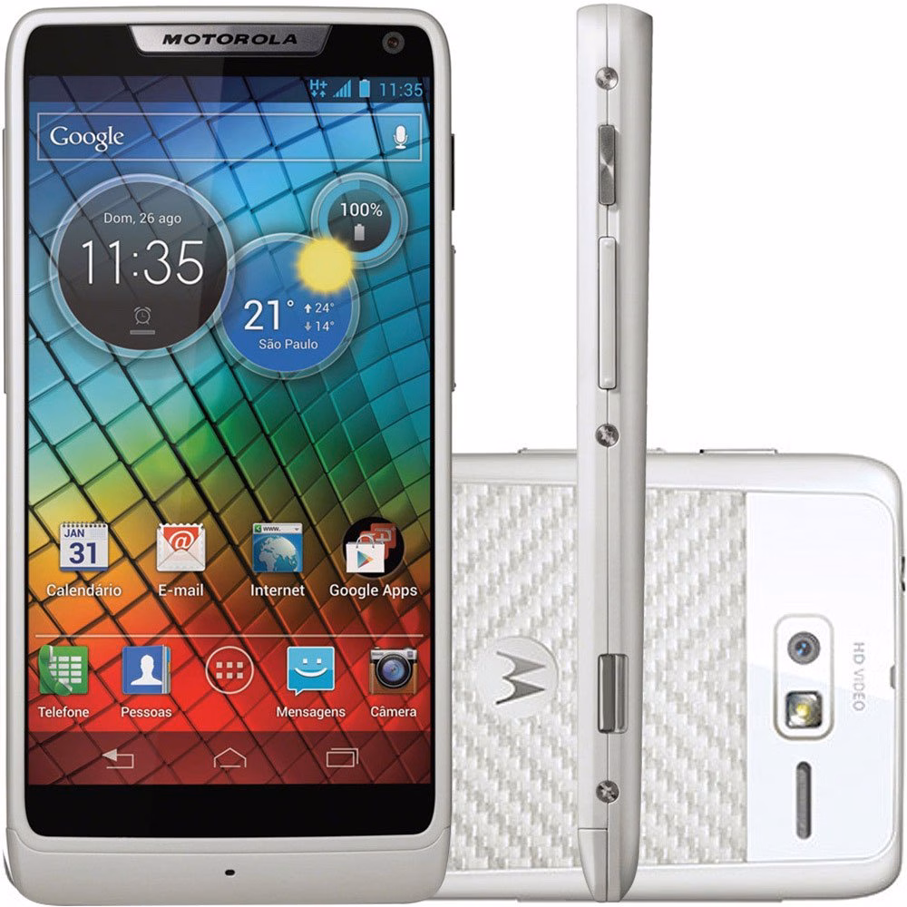 Smartphone Motorola RAZR I XT890 8GB WI-FI 3G Tela 4.3" Branco