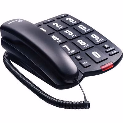Telefone com Fio Intelbras DE Mesa COM Teclas Grandes Tok Fácil
