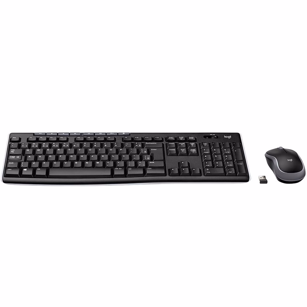 Kit Logitech MK270 Teclado e Mouse Sem Fio ABNT2 - Imagem 2