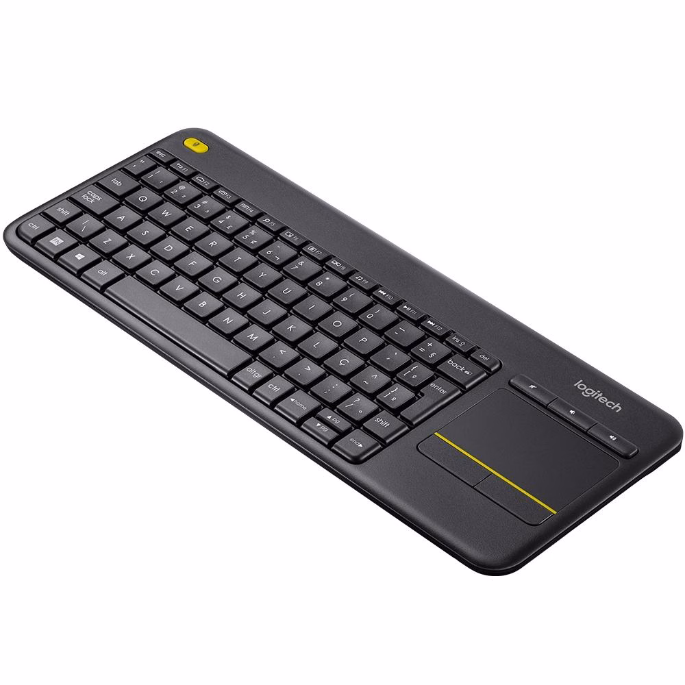 Teclado Logitech K400 Plus Sem Fio, Com Touch, Preto - Imagem 2
