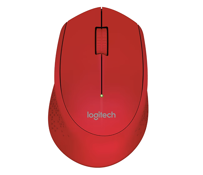 Mouse Logitech M280 Sem Fio Vermelho