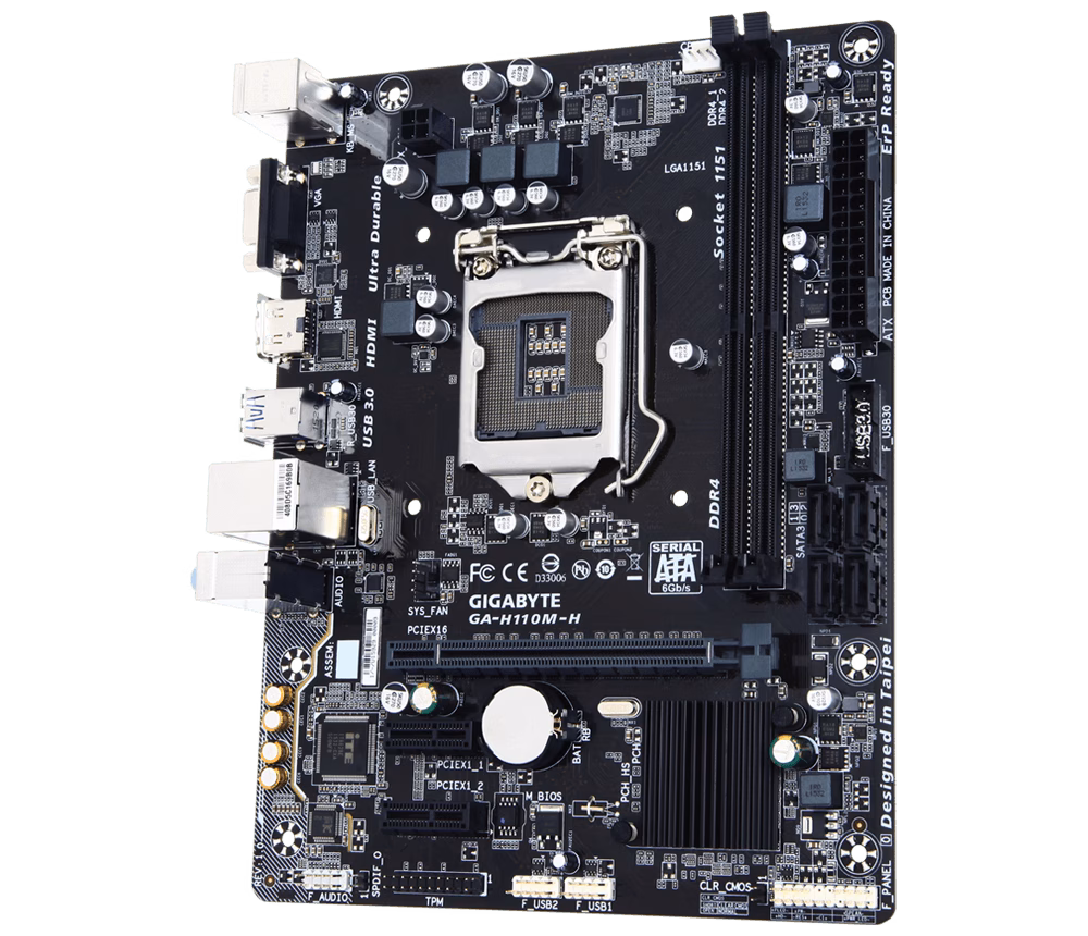 PLACA-MÃE GIGABYTE INTEL GA-H110M-H DDR4 LGA1151 - Imagem 3