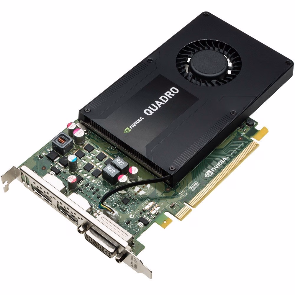 PLACA DE VÍDEO PNY QUADRO K2000D 2GB DDR5 12BITS - VCQK2000D-P