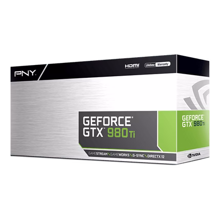 PLACA DE VÍDEO PNY GTX980TI GEFORCE 6GB DDR5 - VCGGTX980T6XPB - Imagem 2