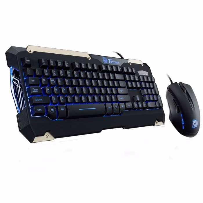 KIT TECLADO E MOUSE GAMER COMMANDER KB-CMC-PLBLP - THERMALTAKE