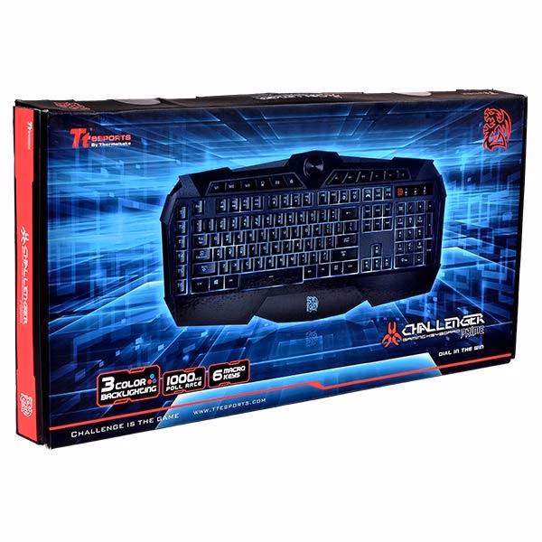 TECLADO GAMER CHALLENGER PRIME KB-CHM-MBBLPB-01 - THERMALTAKE