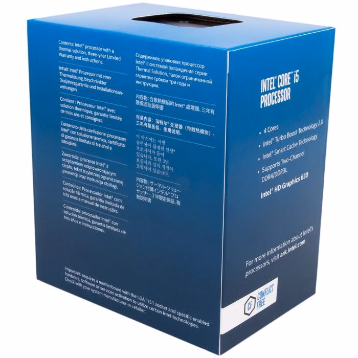 PROCESSADOR CORE I5 7400 3.0GHZ 6MB LGA1151 KABY LAKE - INTEL - Imagem 2