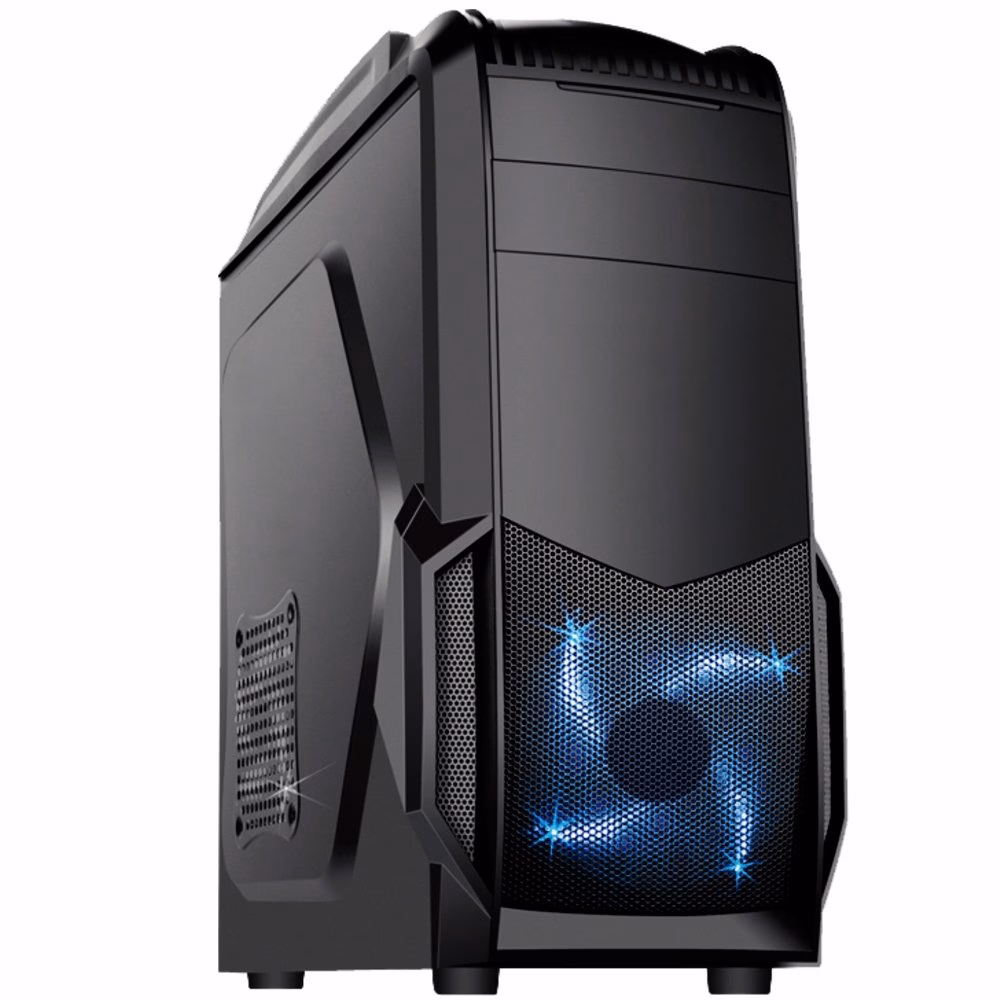 GABINETE GAMER CG-04A6 SEM FONTE PRETO - KMEX