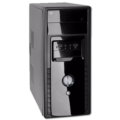Gabinete WiseCase ATX com Fonte Black Piano - FT403/3308
