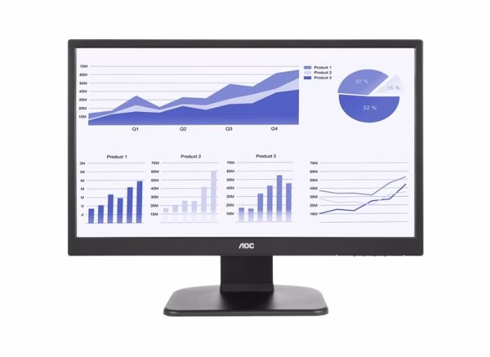 MONITOR E2270PWHE LED LCD 21,5" WIDESCREEN AJUSTE ALTURA - AOC