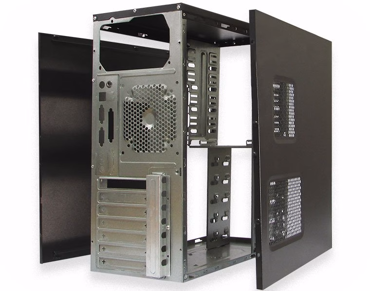GABINETE GX-69C1 2 BAIAS MICRO ATX COM FONTE - K-MEX - Imagem 3