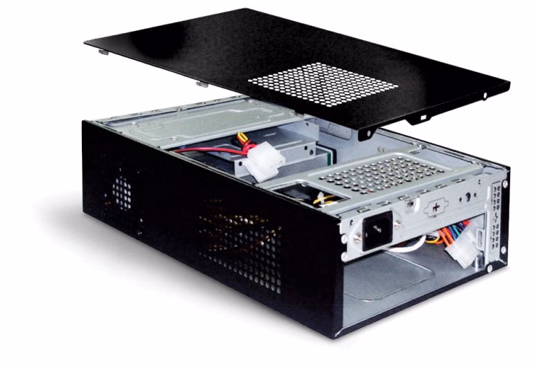 GABINETE MINI ITX 1 BAIA FONTE 150W PTO/PTA GI-9E8C - KMEX - Imagem 2