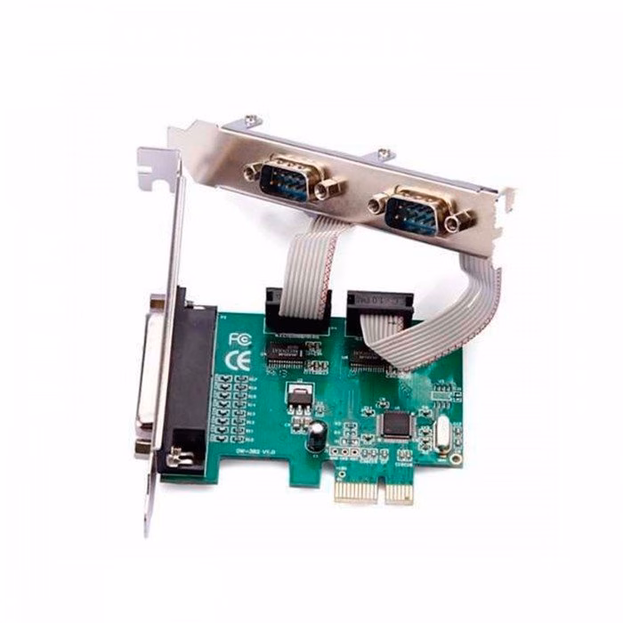 Placa Serial e Paralela Lotus Com 2 Serial e 1 Paralela Pci Express - Imagem 2