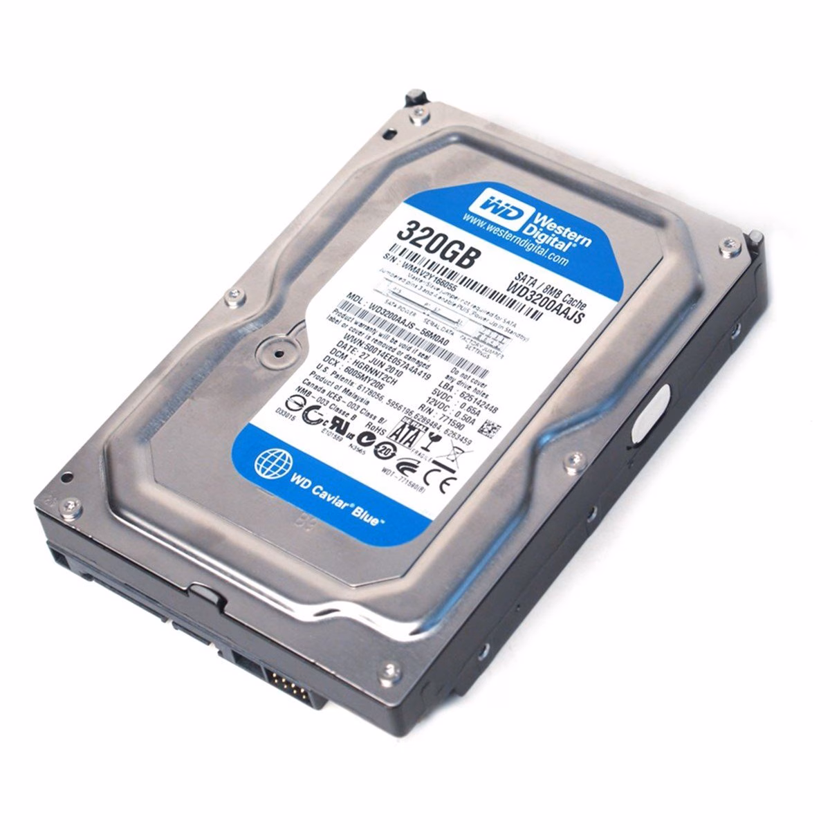 DISCO RIGIDO 320GB WD3200AAJS 7200RPM SATA 2 - WESTERN DIGITAL