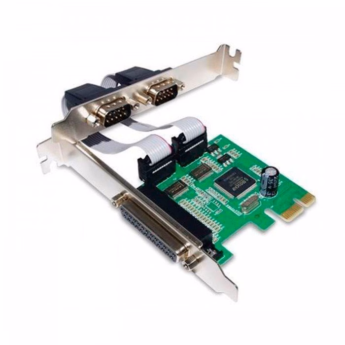 Placa Serial e Paralela Lotus Com 2 Serial e 1 Paralela Pci Express