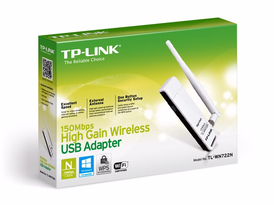 ADAPTADOR TL-WN722N 150MBPS USB WIRELESS - TP-LINK