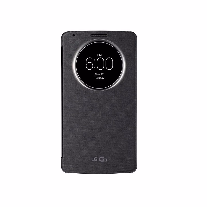CAPA PROTETORA LG QUICK CIRCLE C/ IND PRETA G3 LG-CCF340GBKI