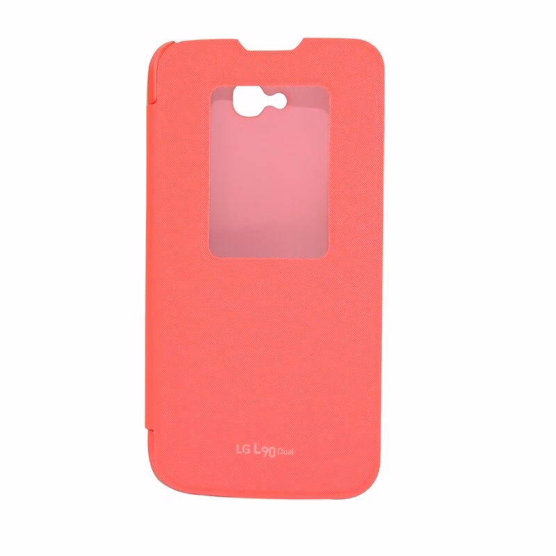 CAPA PROTETORA LG QUICK WINDOW PINK LG L90 DUAL LG-CCF385PI