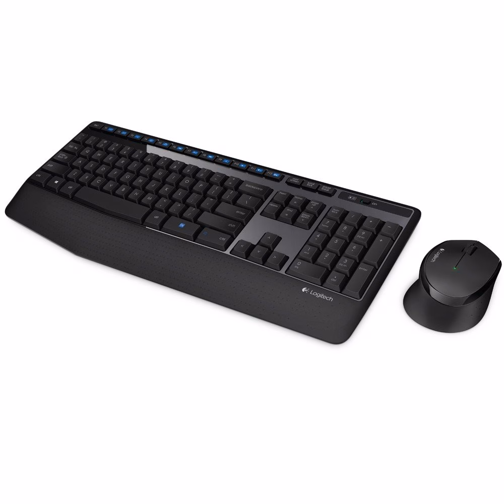Kit Logitech MK345 Teclado e Mouse Sem Fio 1000DPI Preto ABNT2 - Imagem 3