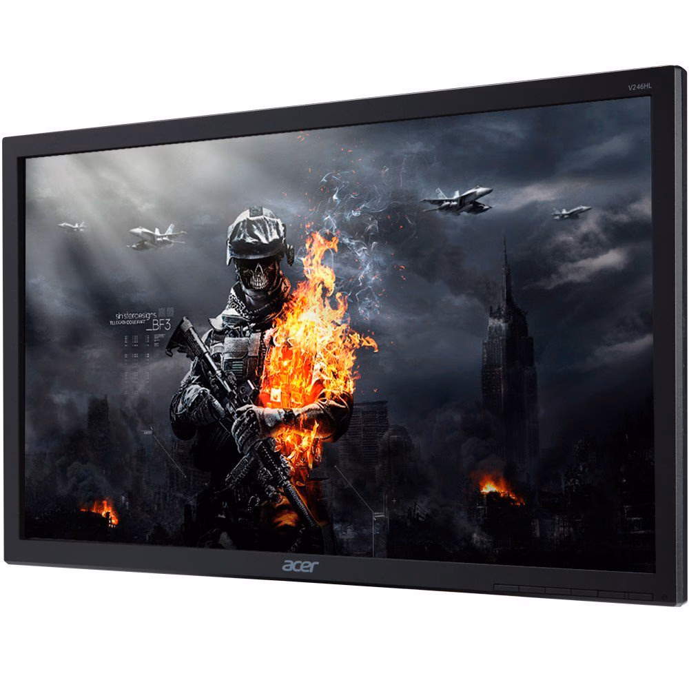 Monitor Acer V246HL LED 24" Widescreen, Full HD, HDMI/VGA/DVI - Imagem 3