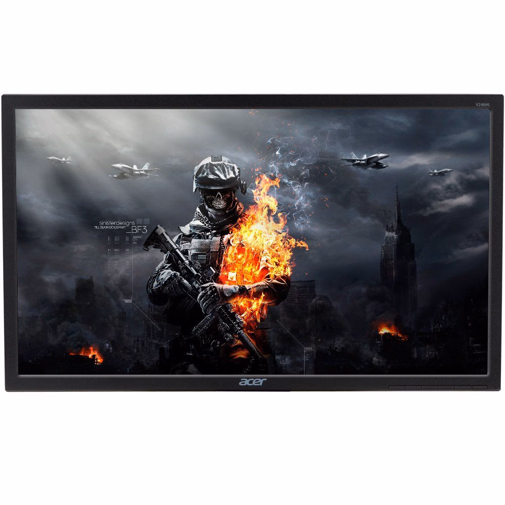 Monitor Acer V246HL LED 24" Widescreen, Full HD, HDMI/VGA/DVI - Imagem 2