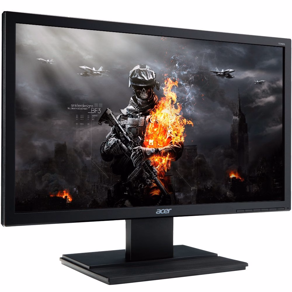 Monitor Acer V246HL LED 24" Widescreen, Full HD, HDMI/VGA/DVI - Imagem 5