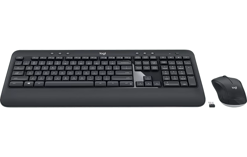 Teclado e Mouse Logitech MK540 Advanced Sem Fio Multimídia Tecnologia Unifying Cinza ABNT2 - Imagem 2