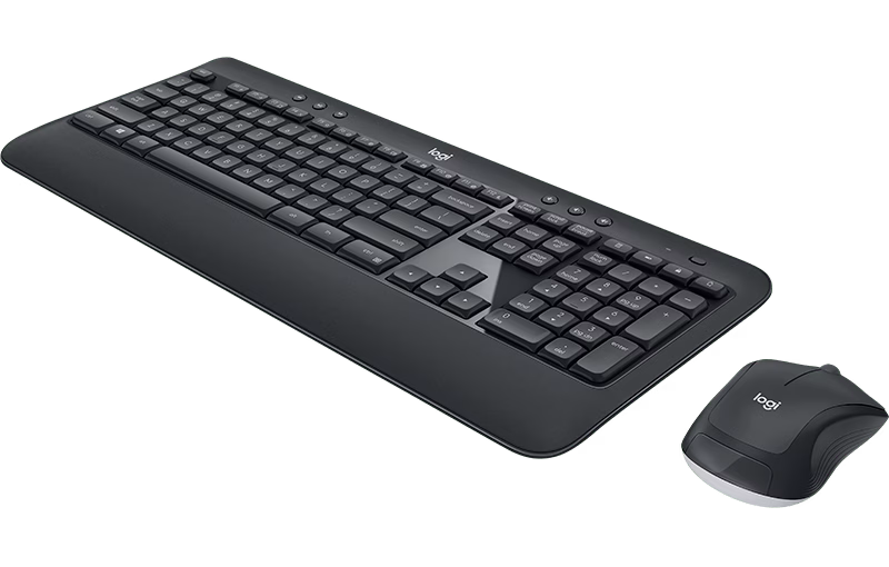 Teclado e Mouse Logitech MK540 Advanced Sem Fio Multimídia Tecnologia Unifying Cinza ABNT2 - Imagem 3