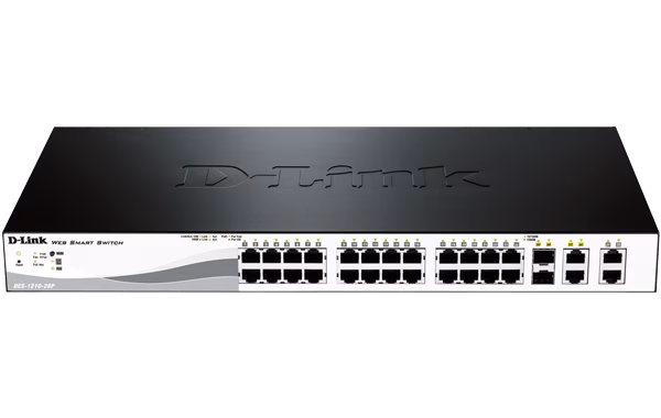 Switch PoE Gerenciável 24 portas DES-1210-28P - Dlink - Imagem 2