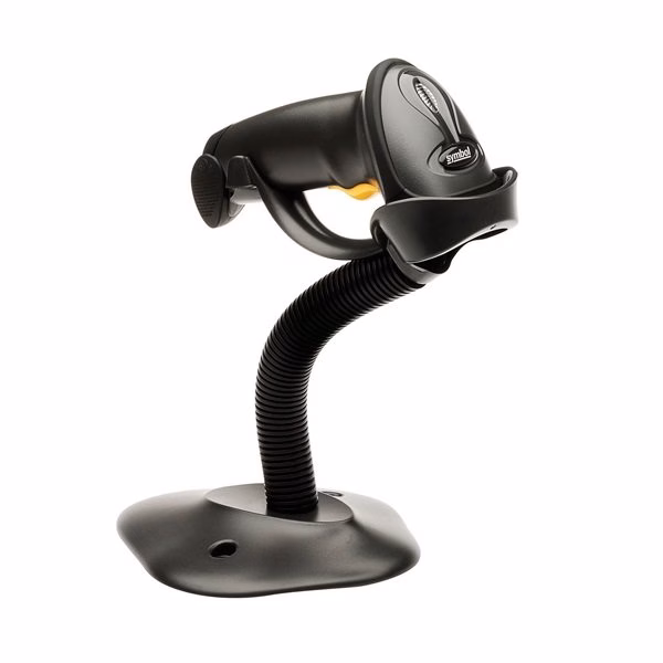 Leitor de Codigo de Barras Laser Zebra Ls2208 USB Preto com Pedestal - Imagem 2