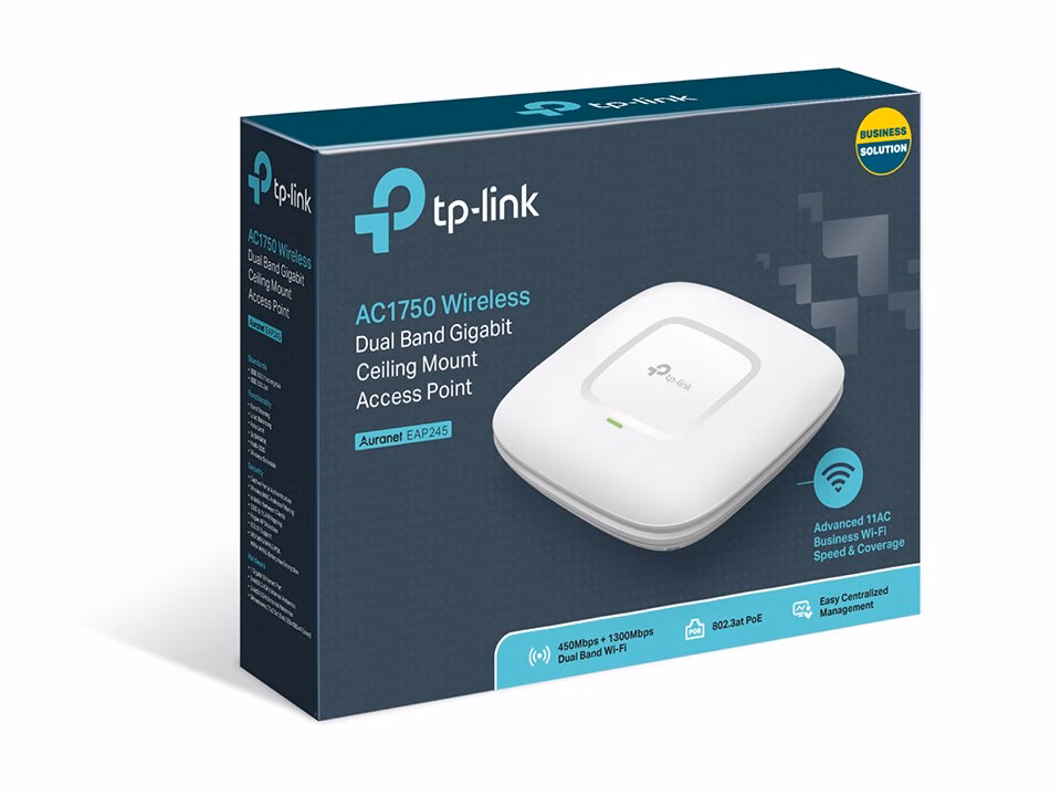 Access Point TP-Link Wireless Dual Band Gigabit Montável em Teto AC1750 - EAP245 - Imagem 4
