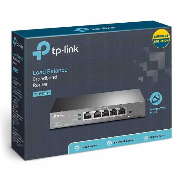 Roteador TP-Link Banda Larga com Balanceamento de Carga - TL-R470T+ - Imagem 3