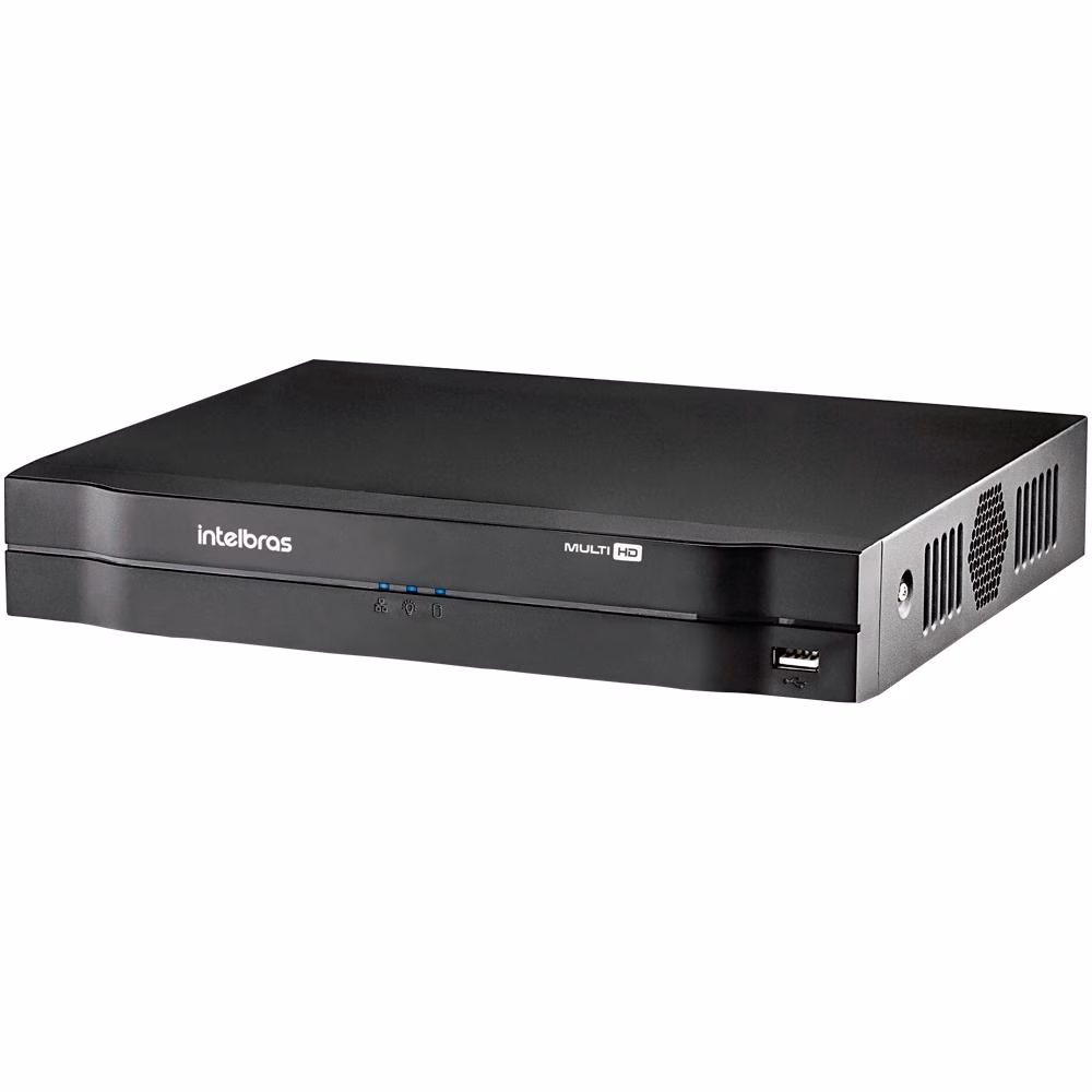 Gravador Stand Alone Intelbras Multi-HD, 08 Canais, HD/Full HD/1080N, Suporta HD até 8TB - MHDX 1008