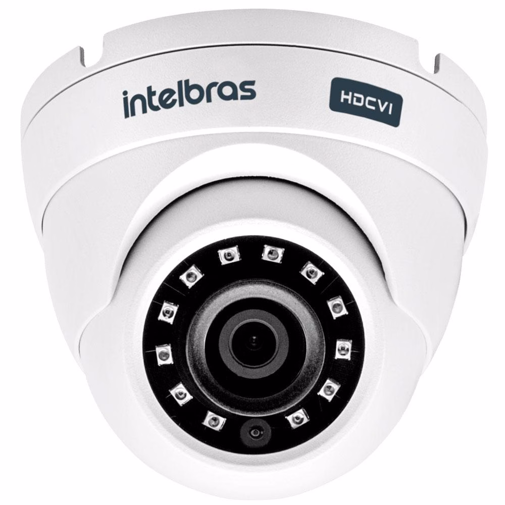 Câmera Dome Intelbras Multi-HD com infravermelho, Lente 2,8MM, Resolução Full HD 1080p IR 20M Interna/Externa - VHD 3220 D G4
